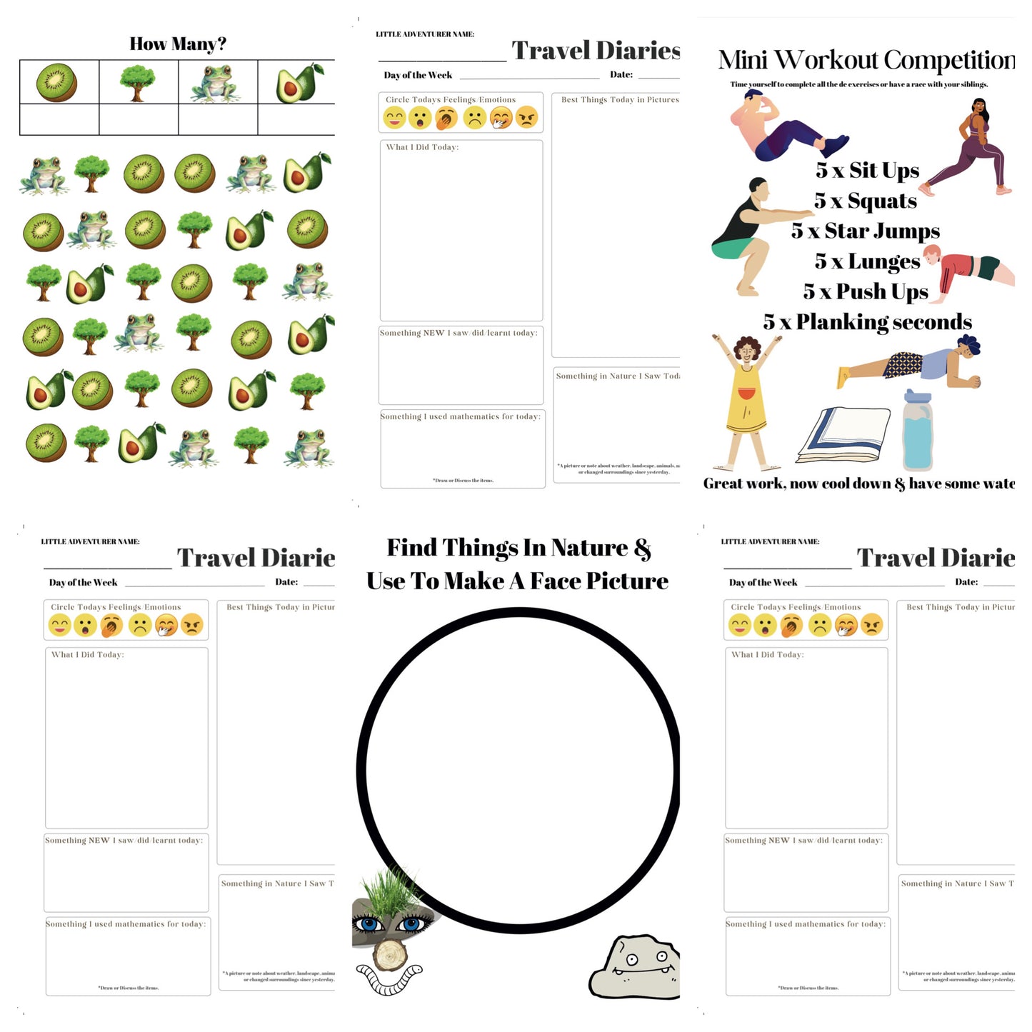 Travel Adventure Diary! 71 Day Diary & Activity Per Day for Little Adventurers